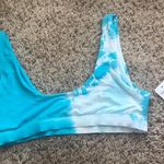 Dippin Daisy’s Tie Dye Bikini Top White Size M Photo 0