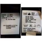 Escada Chevron Notch Lapel Jacket
Blazer Black Tan Size 34 USA 4 Photo 6