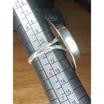 Frank Ramone Navajo Sterling Silver Mother Of Ring Size 5 Signed F Ramone White Photo 3