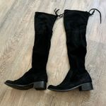 Charles David  black velvet high knee Boots size 6.  Photo 0