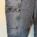 MOTHER SUPERIOR The Private Zip Pocket High Rise Cropped Wide Leg Jeans Size 28 Photo 5