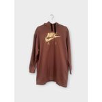 Nike Women’s Air Hoodie Sweater Dress mauve Rose Gold S Photo 3
