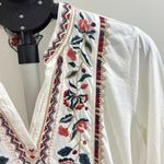 Johnny Was NWOT  Embroidered Boho Floral Pockets Long Sleeves Dress Size S Photo 3