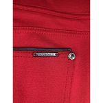 Nygard Slims Jeggings Pull On Skinny Pants Red Black Stripe Mid Rise L (14 Photo 6