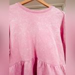 Prómesa Pastel Pink Peplum Babydoll Sweater Photo 4