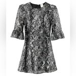 THE VAMPIRE'S WIFE x H&M Silver Lace Dress size XL Black Photo 2