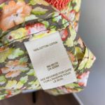 Free People  Floral Boho Babydoll Cotton Racerback Tank Top Size 6 Hippie Whimsy Photo 7