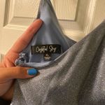 Light Blue Shimmer Mini Dress Size XL Photo 2