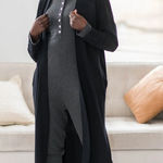 Madison Duster Cardigan Black Pudus Lifestyle Co. Canada XL Black Photo 1