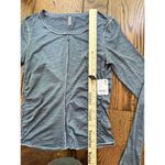 Free People Movement FP Right On Run Long Sleeve Layer Skyline Blue Sz Small New Photo 3