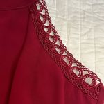 Iz Byer burgundy flowy dress NWOT Photo 5