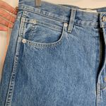 SLVRLAKE Hero High Waist Raw Hem Slim Straight Leg Jeans Womens 32 Blue Photo 11