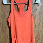 Lululemon Swiftly Tech Race Length. Sz 6 Orange Photo 0