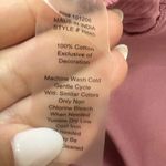 Soft Surroundings XS Long Sleeve Midi Dress with Glitter Mauve Fits Medium Photo 3