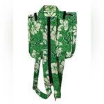 Hawaii Spirit Mini Backpack Green White Flowers Adjustable straps Photo 1