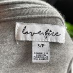 Love, Fire  | Gray Puff Ruffle Sleeve T-shirt Dress Sz S Photo 5