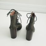 Jeffrey Campbell Jeffery Campbell Freelove Suede Lace Up Peep Toe Ankle Heel Booties Photo 6