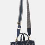 Michael Kors Gigi Large Grab Monogram Denim Tote Bag, Navy, New w/Tag (SOLD OUT) Photo 4