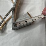 Badgley Mischka  Freedom Bejeweled Straps Glitter Block Heels 9.5 Photo 4