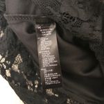 Forever 21 Black Strapless Vintage Lace Mini Dress with Ruffles size Small Photo 7