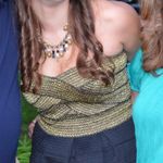 As You Wish Black and Gold Dress Photo 2