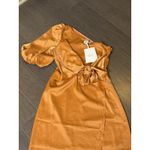 YASATHENA‎ SLIT DRESS in adobe orange from the brand Y.A.S. Satin Bow Wedding S Photo 4