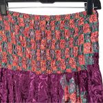 Advance Apparels Wide Leg Silk One Size Fits Most Pants Purple Photo 3