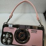 iPhone 15 Promax Case Pink Camera Style Photo 0