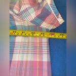 Medium Vintage Tommies nightgown pastel plaid, checkered pattern. White Photo 8