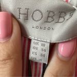 Hobbs London  DEEP CORAL blazer jacket one button silk linen size 6 C5 Photo 2