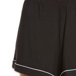 Nordstrom Lounge Shorts Stretchable Pull-On Lightweight Black Women's US L NWOT Photo 2