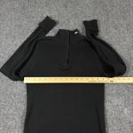 Ralph Lauren Vintage Y2K Polo Jeans Co  Women Turtleneck Sweater Black Ribbed L Photo 6