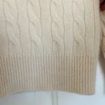 Brooks Brothers Women's Cream Cashmere Crewneck Sweater Retails $498 | Size: S Photo 5