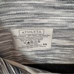 Athleta Women’s Fastest Track Asymmetrical Half Zip Space Dye Cobblestone XS Photo 2