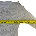 Sheer Pearl Rhinestone‎ Embellished Long Sleeve Dress Party Cocktail M* White Size M Photo 6
