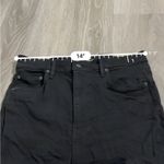 Denim Forum The Lola High Rise Skinny Crop Raw Hem Jeans Size 29 Black Photo 10