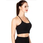 Camisole Yoga Workout Sports Bra Black S Photo 2