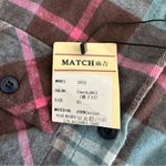 NEW! Matchstick Women’s Plaid Flannel Shirt 100% Cotton Blue Pink Size XS Photo 8
