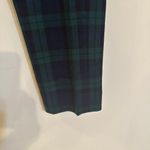 J.Crew Women's Plaid Maddie Pants sz 8 Green Blue Plaid Pants Photo 5