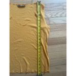 Mango  women's mustard knitted vneck top size small‎ Photo 3