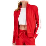 Ideology ‎ | Red & White Track Jacket Full Zip Athleisure Activewear NWOT XL Photo 8