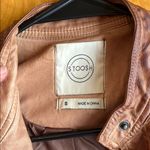 Stoosh Brown Vegan Leather Jacket Photo 1