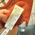 Aerie  Rust Colored Twist back sweater size small Photo 5
