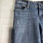 Aeropostale Womens Jeans 7/8 regular Stretch Boot Distressed Denim Light Wash Photo 2