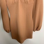 Elliatt Lecia Mini Longsleeve Dress Taupe Brown Womens New Size Small Photo 9
