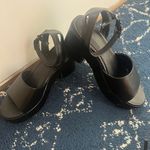Clearance 50% off Black Women's Platform Sandals, Size 38 or 7.5 Photo 0