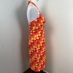 Shoshanna  Pink & Orange Geometric Halter Mini Dress Size 8 Photo 2