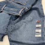Levi's Wedgie Straight Stretch Denim Jeans 32 x 28 High Rise Cropped Distressed Photo 7
