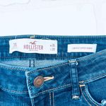Hollister Low Rise Super Distressed Raw Hem Dark Wash Denim Jeans 3S 26 x 28 Photo 5