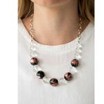Paparazzi Torrid Tide Orange Necklace (452) Photo 0